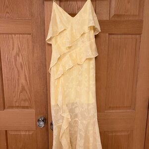 Wild Fable Asymmetrical Yellow Dress